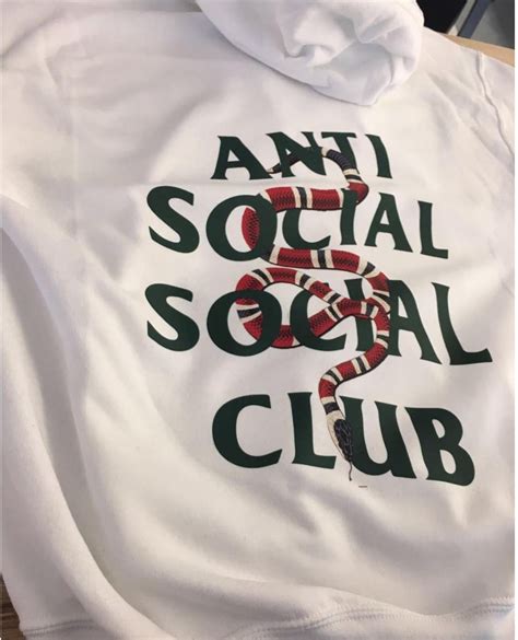 anti social social club gucci snake|Chasing the Allure of Streetwear Brand Anti Social Social Club.